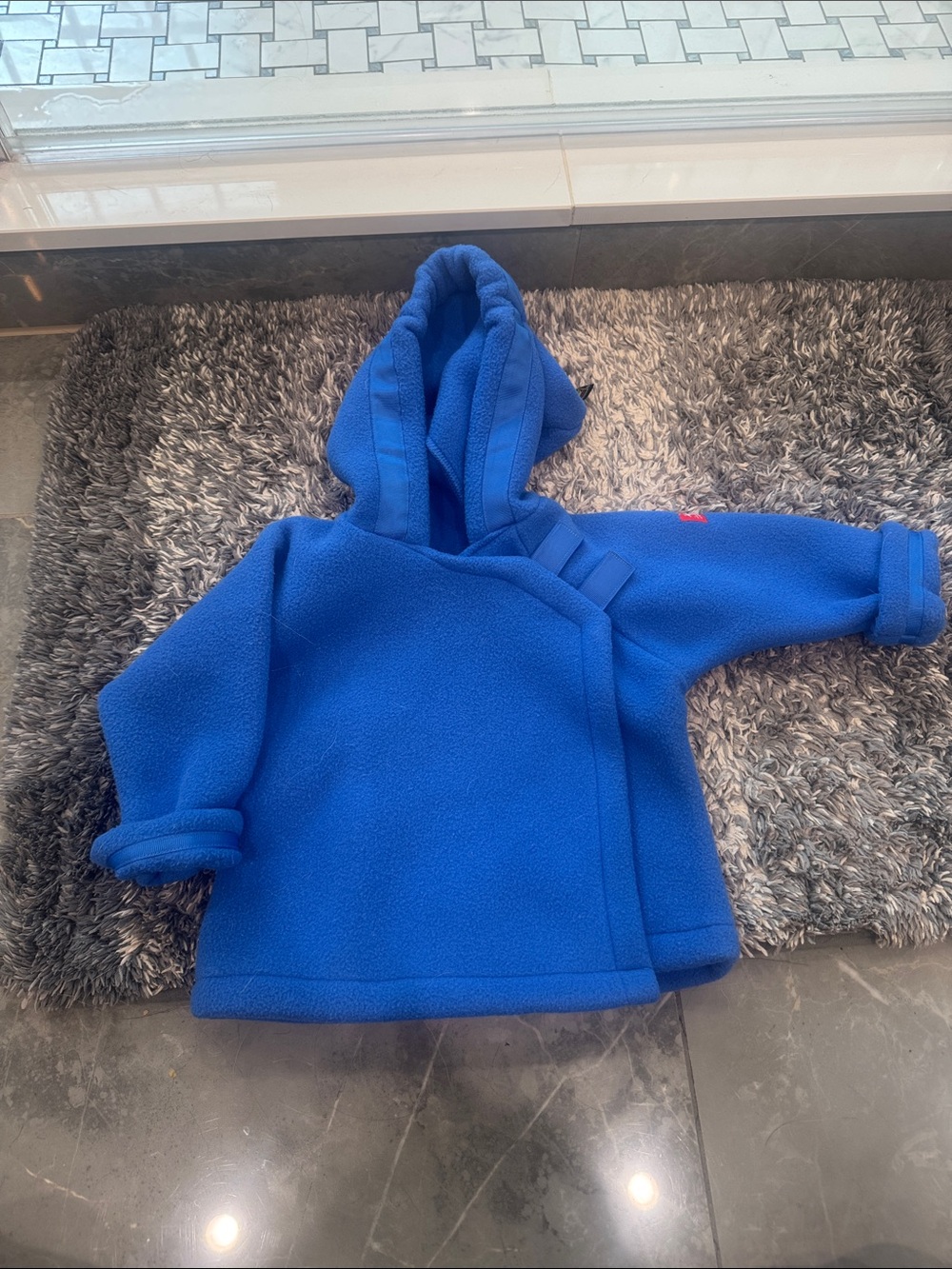 Cozy Hooded Fleece Jacket for Kids - Blue